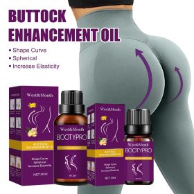 Hip Firming Massage Body Oil, Natural Plant Derived Skin Care Oil for Hip Area, Hydrating Elasticity Boost Massage Essential Oil for Body Curve C