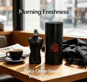 100ml Masculine Eau de Parfum Spray Woody Spicy Scent Unique Matte Black Sculpted Bottle Cologne Complete Premium Metal Gift Tin For Men Daily Us
