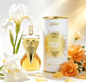 125ml Luxurious Floral Amber Scent Perfume for Her, All Day Long Lasting Fragrance, Artistic Shaped Spray Bottle with Decorative Tin Can (Style: Neutral fragrance Fresh fragrance)